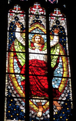 Darstellung des segnenden Christus in der Gedächtniskirche in Speyer. Foto: Dieter Schütz / pixelio.de